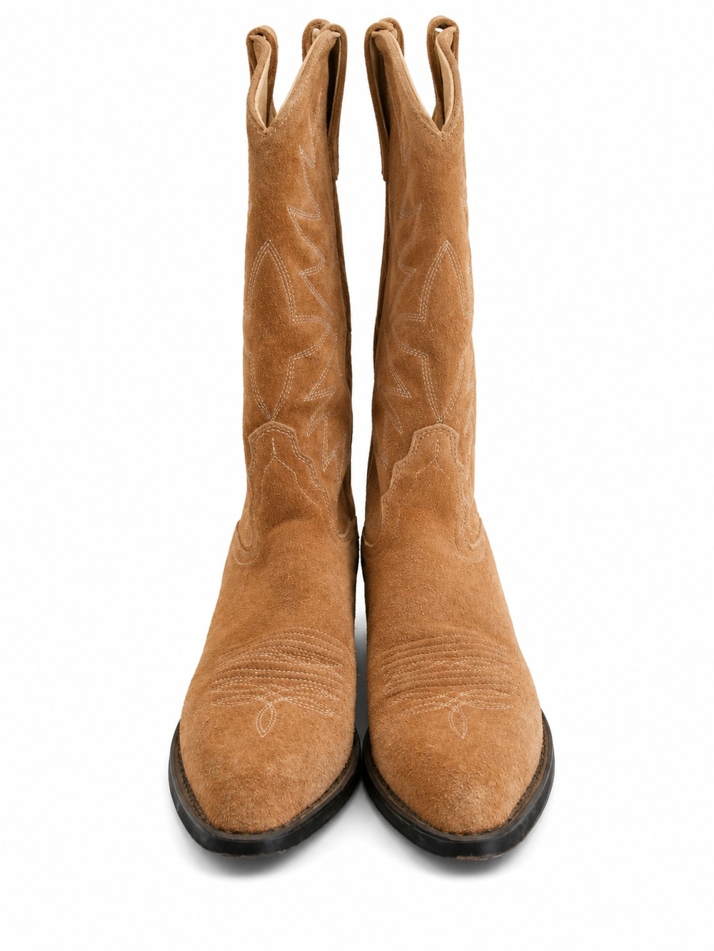 Unisex Western Cowboy Boots Leather Upper Made in India Men's 8 Women's 9 EE W - Picture 2 of 12